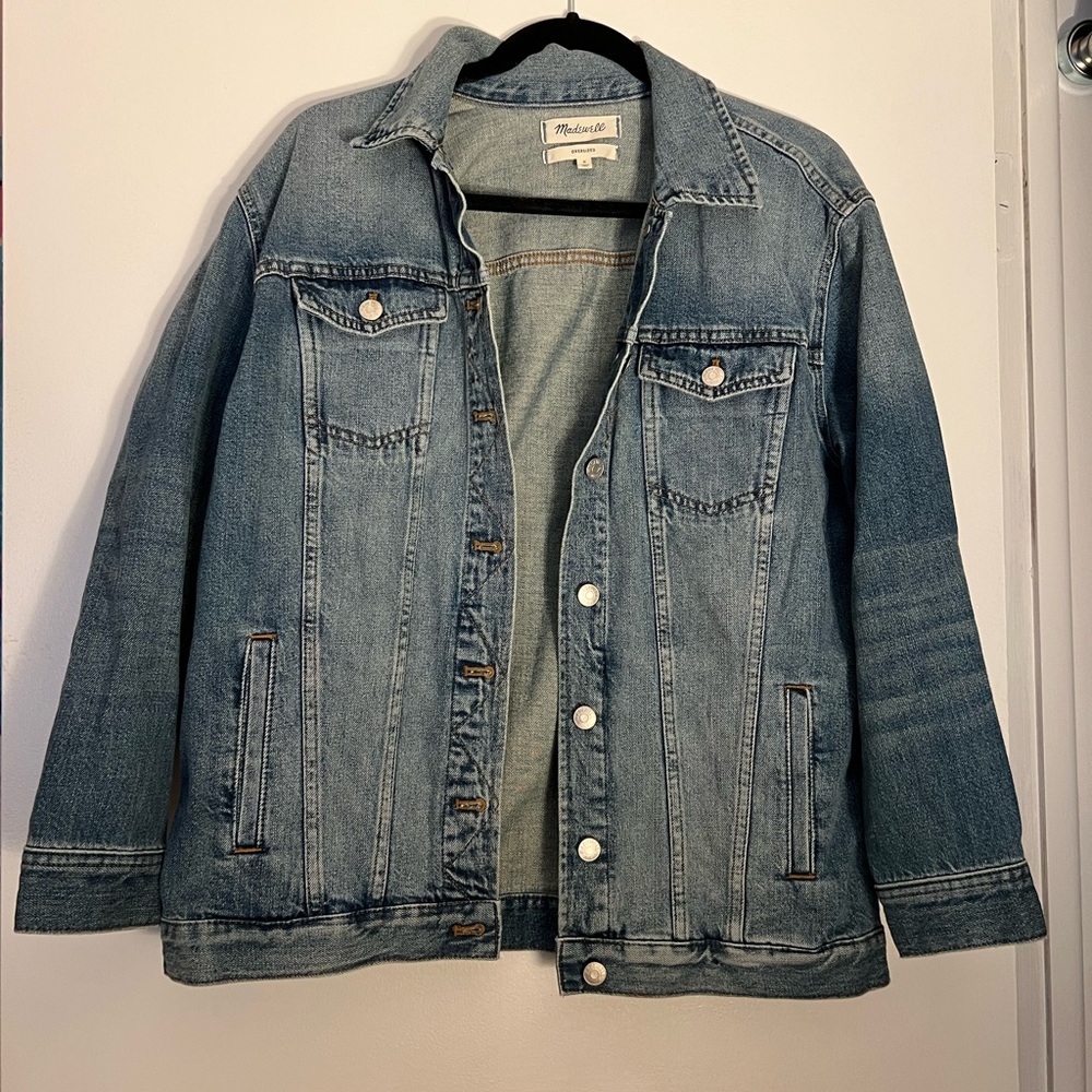 Madewell The Oversized Trucker Denim Jacket